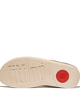 FINO Glitterdust Metallic Toe-Post Sandals in Platino