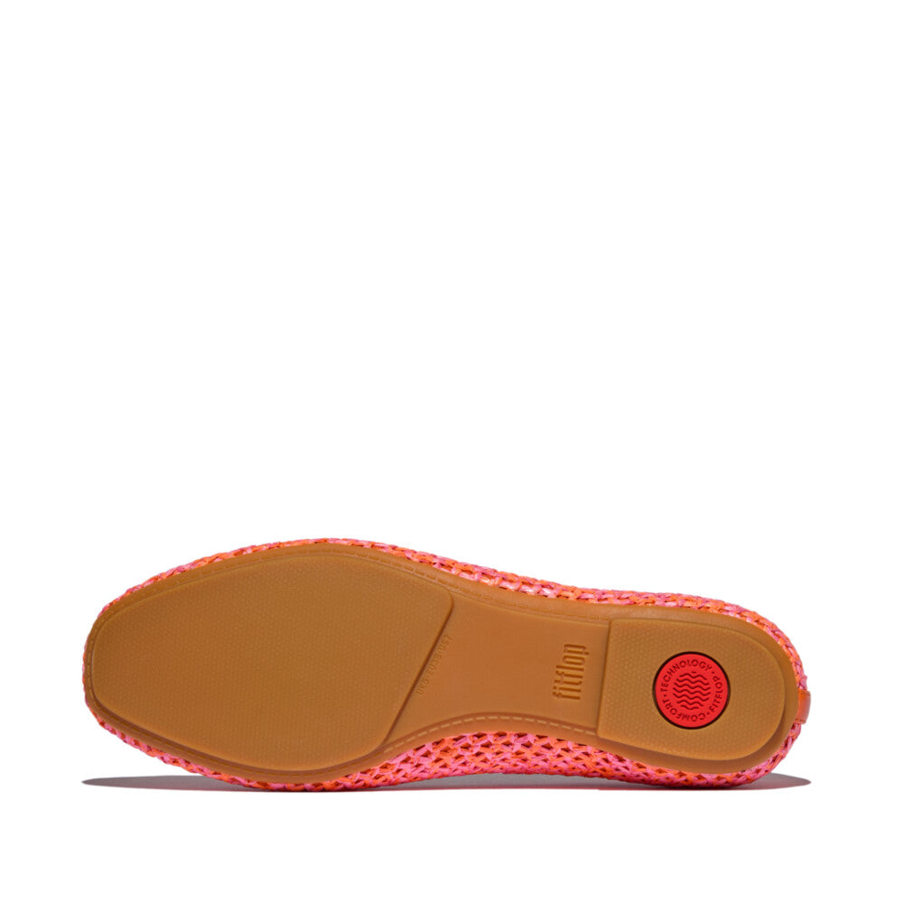 FITFLOP colorful Satsuma Pink Perfect Mix slip on ballerinas with cushioned sole in Canada