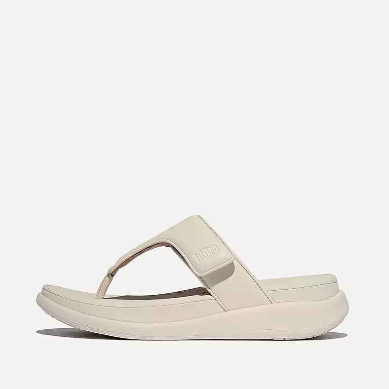 FITFLOP Paris Beige F-Mode Go toe post sandals with Microwobbleboard cushioning in Canada