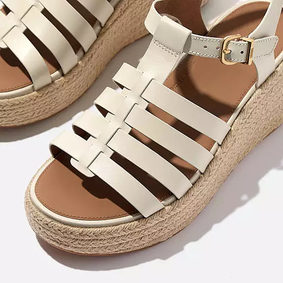 Paris Beige FITFLOP espadrille fisherman sandals in Canada with CushX midsole and leather upper