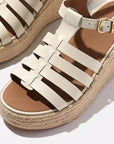 Paris Beige FITFLOP espadrille fisherman sandals in Canada with CushX midsole and leather upper