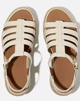 Paris Beige FITFLOP espadrille fisherman sandals in Canada with CushX midsole and leather upper
