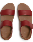 Lulu Adjustable Leather Back-Strap Sandals