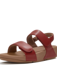Lulu Adjustable Leather Back-Strap Sandals