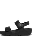 Lulu Adjustable Leather Back-Strap Sandals