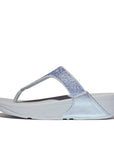 Lulu Crystal Embellished Toe-Post Sandals