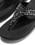 Lulu Crystal-Mix Toe-Post Sandals
