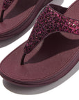 Lulu Crystal-Mix Toe-Post Sandals
