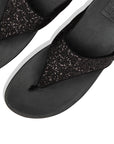 FITFLOP Lulu Glitter Toe-Thongs in Black X03 | Shop from eightywingold an official brand partner for Fitflop Canada and US