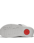 FITFLOP Lulu Padded-Knot Metallic Leather Toe-Post Sandals in Silver HN8 | Shop from eightywingold an official brand partner for Fitflop Canada and US.