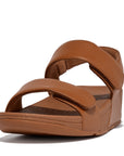 Lulu Adjustable Leather Back-Strap Sandals