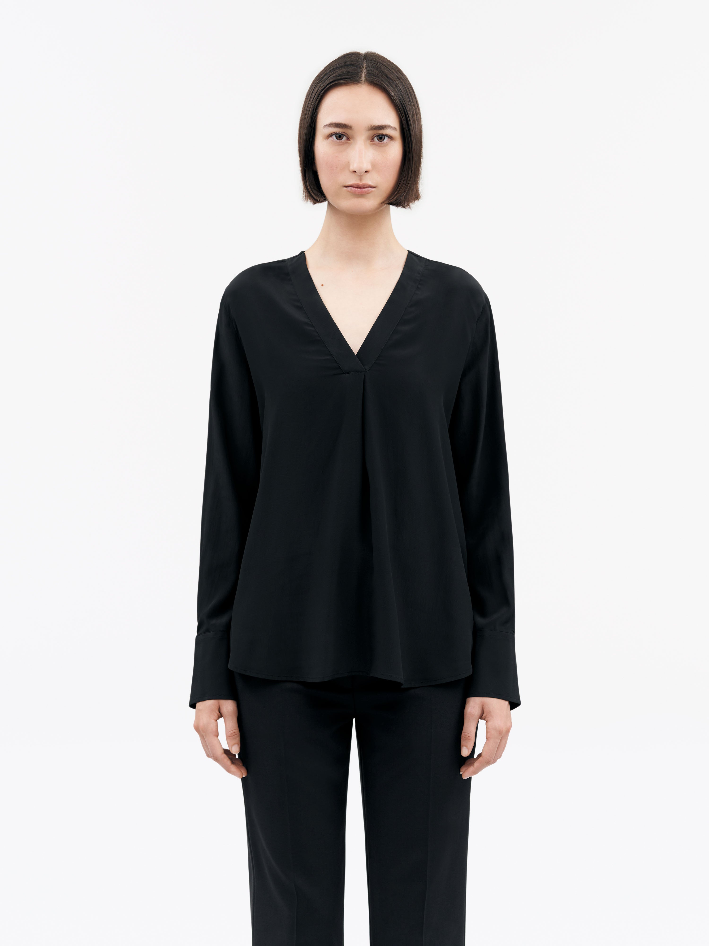 TIGER OF SWEDEN Kasia 2 Shirt in Black S71217010Z | eightywingold