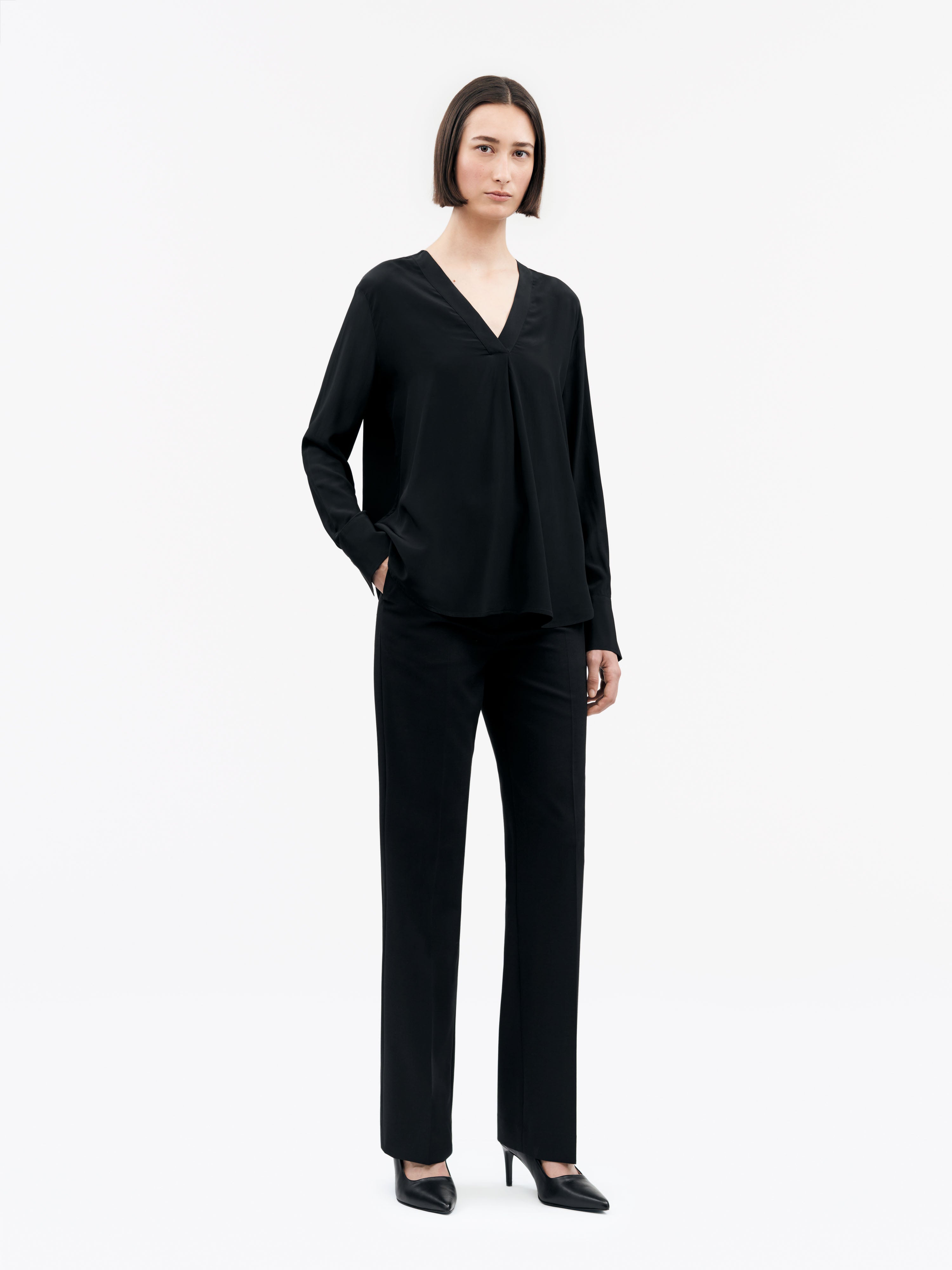 TIGER OF SWEDEN Kasia 2 Shirt in White S71217010Z | eightywingold