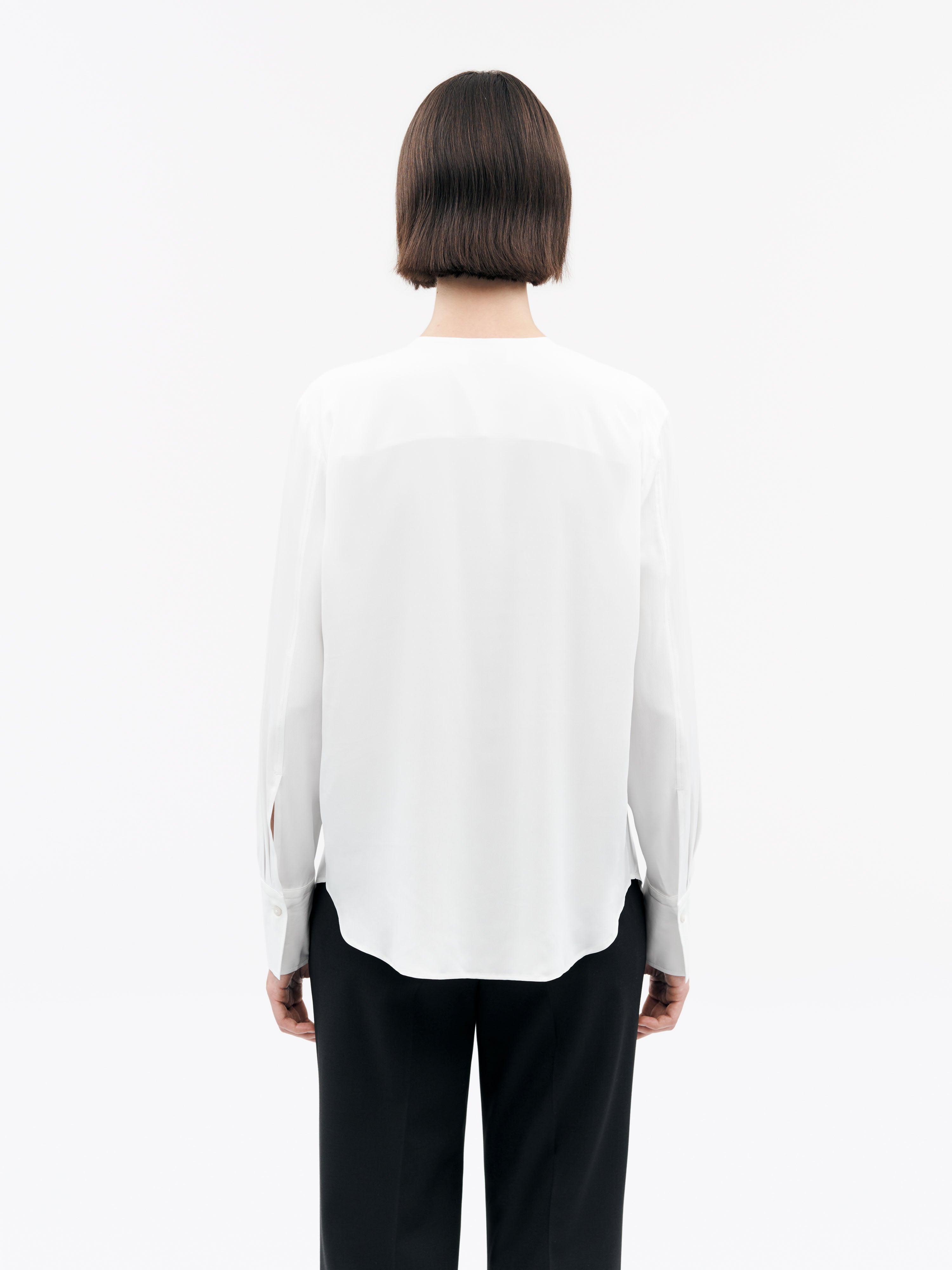 TIGER OF SWEDEN Kasia 2 Shirt in White S71217010Z | eightywingold