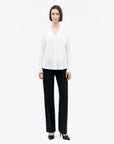 TIGER OF SWEDEN Kasia 2 Shirt in White S71217010Z | eightywingold