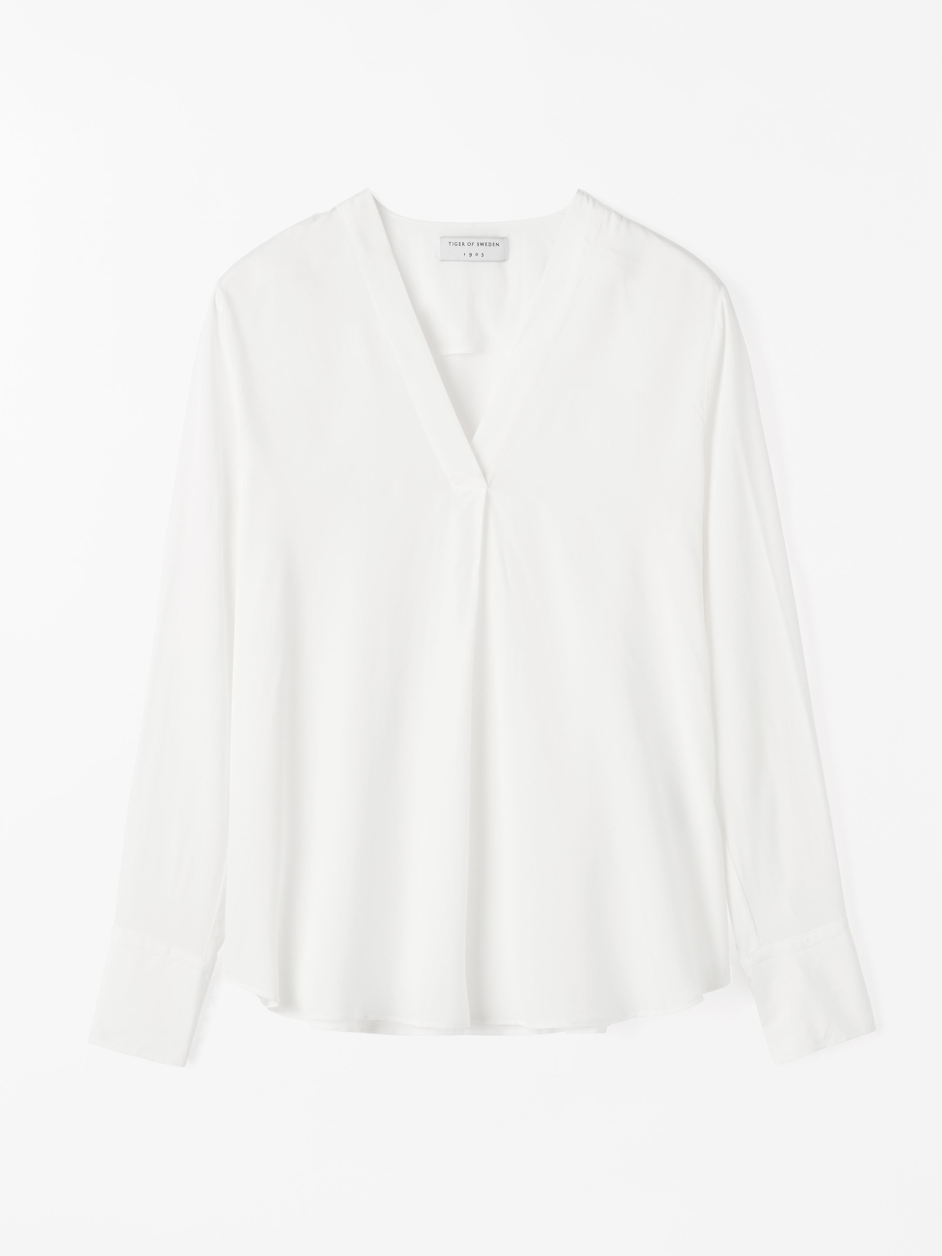 TIGER OF SWEDEN Kasia 2 Shirt in White S71217010Z | eightywingold