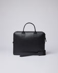 Sandqvist Seth Leather Briefcase in Black SQA1129 from eightywingold | official brand partner of Sandqvist US & Canada