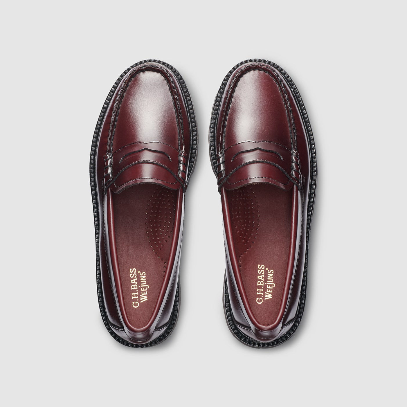 Whitney Super Lug Weejuns Loafer in Wine