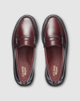 G.H Bass Whitney Super Lug Weejuns Loafer in Wine BAX1W010 | Shop from eightywingold an official brand partner for G.H. Bass in Canada and US.