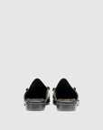 GH BASS Winston Mule Easy Weejun in Black/White BAZ4W448 | Shop from eightywingold an official brand partner for GH Bass Canada and US.