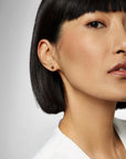 Harly Tiny Heart Stud Earring in Rose Gold | eightywingold - official partner of Ted Baker