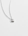 Hara Tiny Heart Pendant Necklace in Silver | eightywingold - official partner of Ted Baker