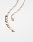 Hara Tiny Heart Pendant Necklace in Rose Gold | eightywingold - official partner of Ted Baker