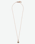 Elvina Enamel Mini Button Pendant in Rose Gold | eightywingold - official partner of Ted Baker