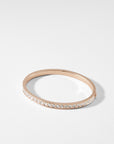 Clemara Hinge Crystal Bangle in Rose Gold | eightywingold - official partner of Ted Baker