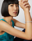 Clemara Hinge Crystal Bangle | eightywingold - official partner of Ted Baker