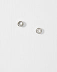 Sinaa Crystal Stud Earring in Silver | eightywingold - official partner of Ted Baker