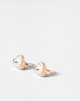 Han Crystal Heart Earring in Rose Gold | eightywingold - official partner of Ted Baker