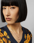 Bellema Bumble Bee Necklace in Gold | eightywingold - official partner of Ted Baker