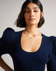 Sinnina Crystal Necklace in Rose Gold | eightywingold - official partner of Ted Baker