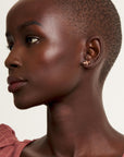 Beeli Bumble Bee Earring in Rose Gold