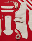 AGE official white high top carbon coated canvas sneakers | eightywingold