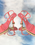 CAVERLEY Kolt Heel in Flamingo Pink 23S508C Flamingo Pink FROM EIGHTYWINGOLD - OFFICIAL BRAND PARTNER