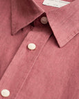 TIGER OF SWEDEN Spenser SS Shirt in Rose Brown T69002017| eightywingold