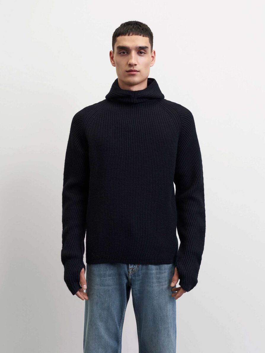 TIGER OF SWEDEN Reign Pullover in Dark Navy T69425014| eightywingold