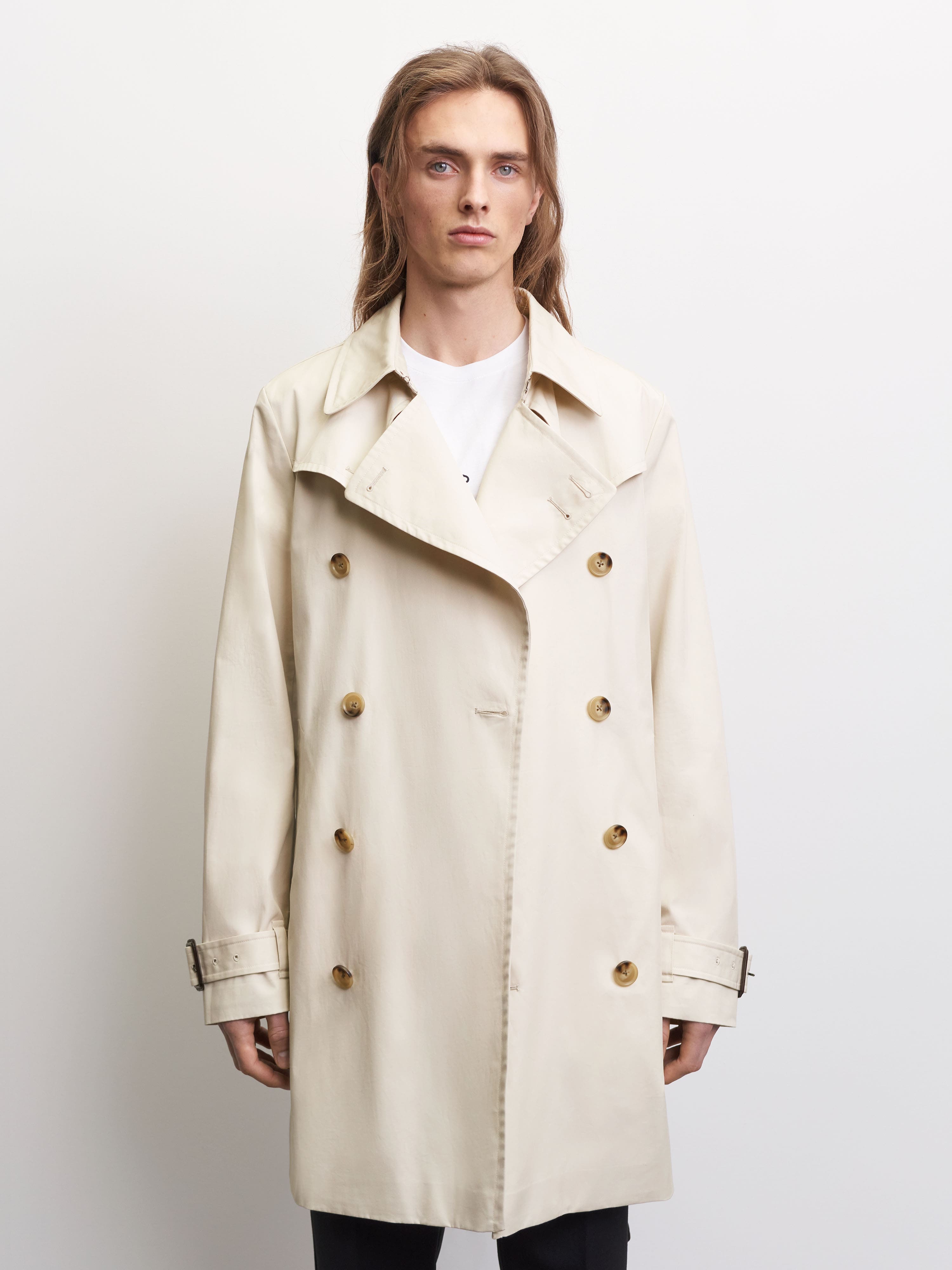 Tiger of Sweden Reney Coat in Beige T71617001 114 FROM EIGHTYWINGOLD - OFFICIAL BRAND PARTNER