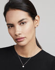 Hara Tiny Heart Pendant Necklace in Silver | eightywingold - official partner of Ted Baker