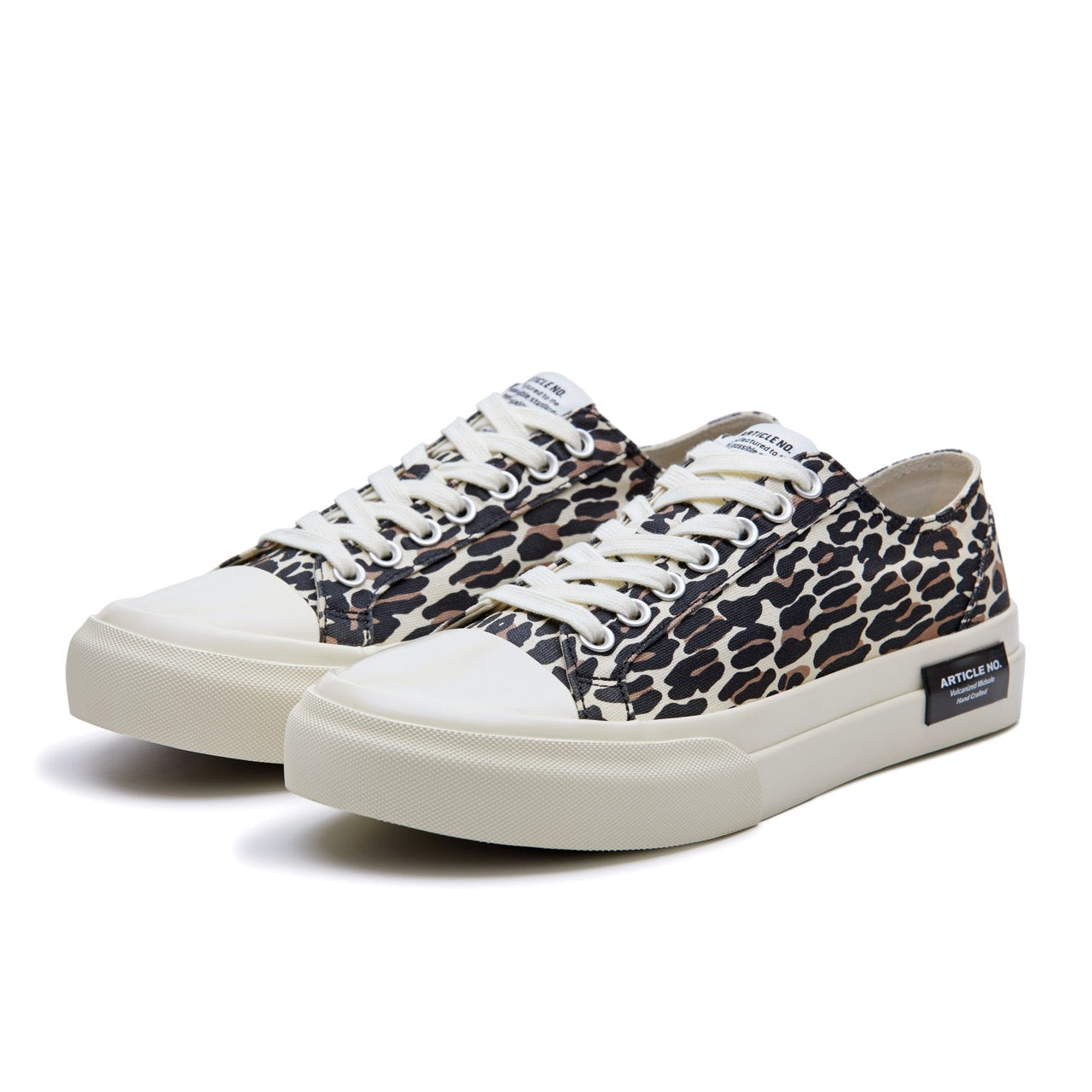 AN1007-S8015 Low Top-Vulcanized Sneakers in Leopard