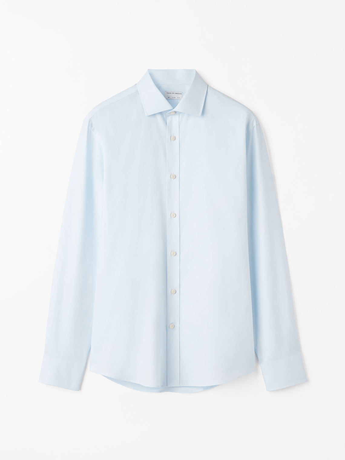 Shop Adley C Shirt in Light Blue from Tiger of Sweden 111022 200 | eightywingold | An official brand partner of Tiger of Sweden