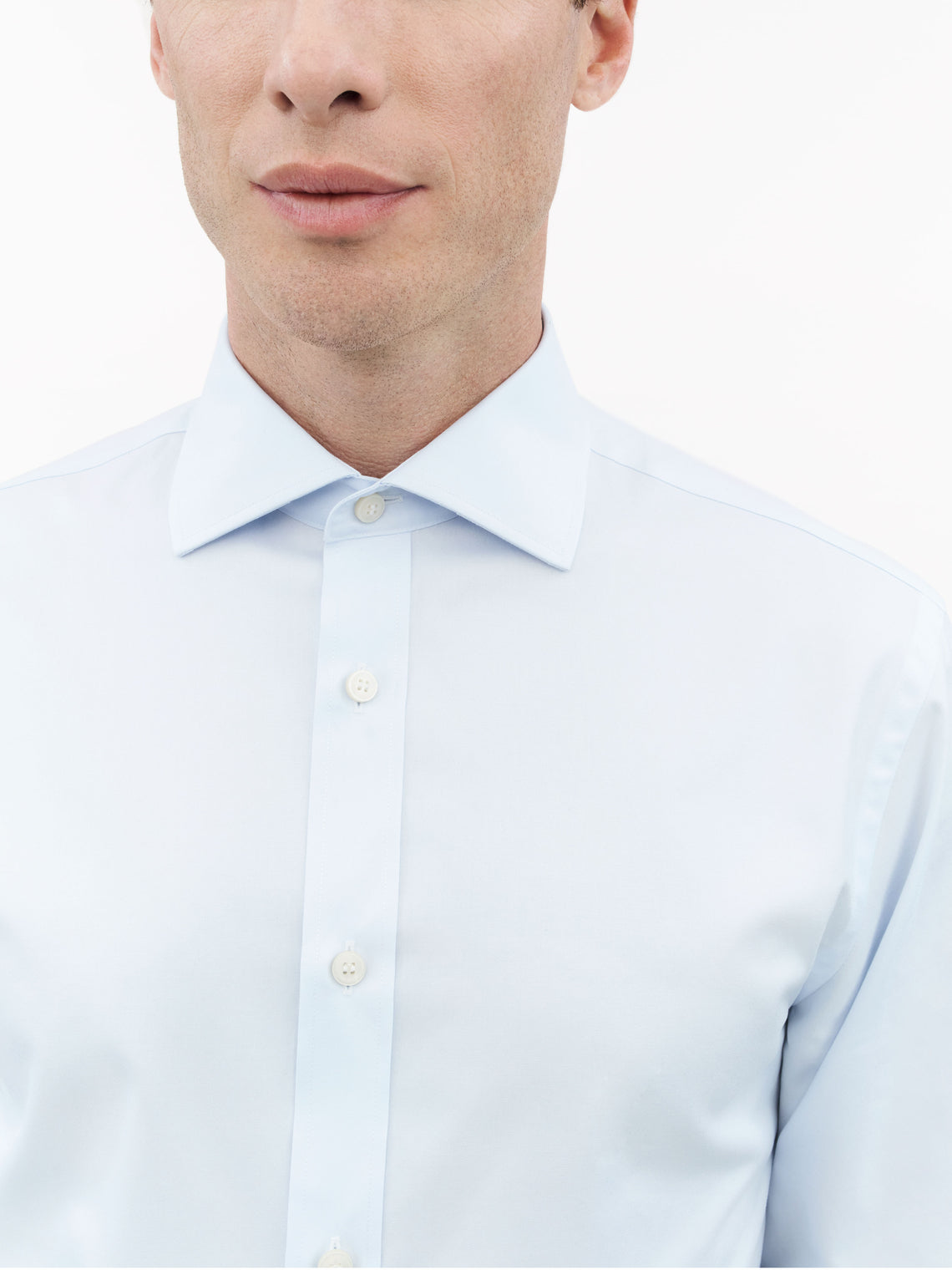 Shop Adley C Shirt in Light Blue from Tiger of Sweden 111022 200 | eightywingold | An official brand partner of Tiger of Sweden