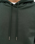 Marco Cotton Hoodie in Midnight Green