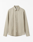 TIGER OF SWEDEN Spenser oxford cotton shirt in Vintage Beige from eightywingold