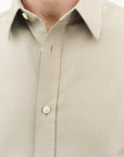 TIGER OF SWEDEN tailored-fit Spenser shirt with pointed collar in Vintage Beige from eightywingold