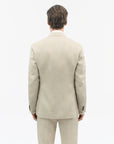 TIGER OF SWEDEN Justin tailored blazer with soft shoulder construction in Cream Sand from eightywingold