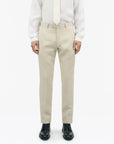 TIGER OF SWEDEN classic straight-leg Tenuta trousers in Cream Sand from eightywingold
