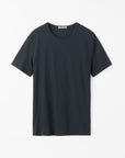 Front view of TIGER OF SWEDEN Olaf L formal t-shirt in Light Ink from eightywingold